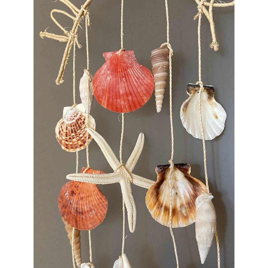 ウェルカム 壁掛け 壁飾り カラフル 貝殻の通販 by ringrindon shop