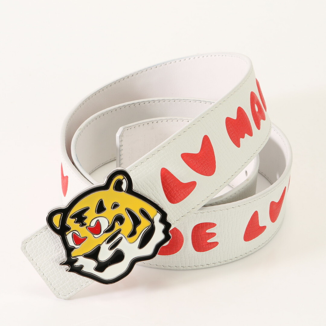 極美品】ルイヴィトン マルチカラー ベルト モノグラム 村上隆 ゴールド