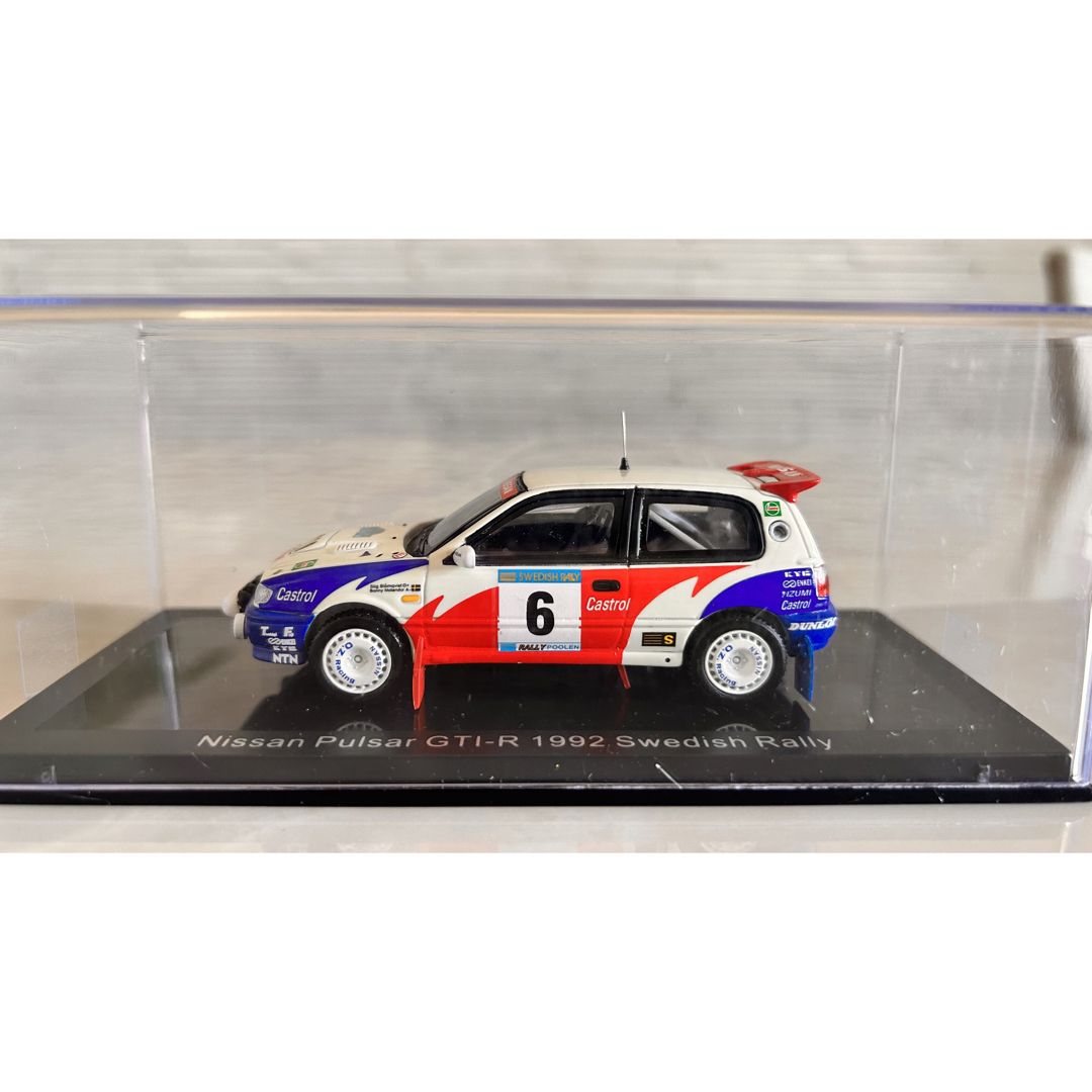 日産 パルサー GTI-R 1992年スウェディッシュラリー3位 №6 1/43の通販