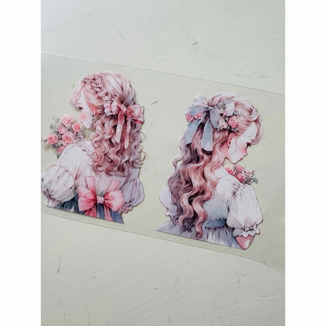 First Crush QYマステ 女の子 海外マステ 切り売り 1ループの通販 by