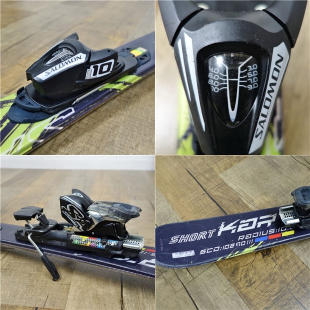 サロモン SALOMON ShortKart ショートカート 125cm センター90mm