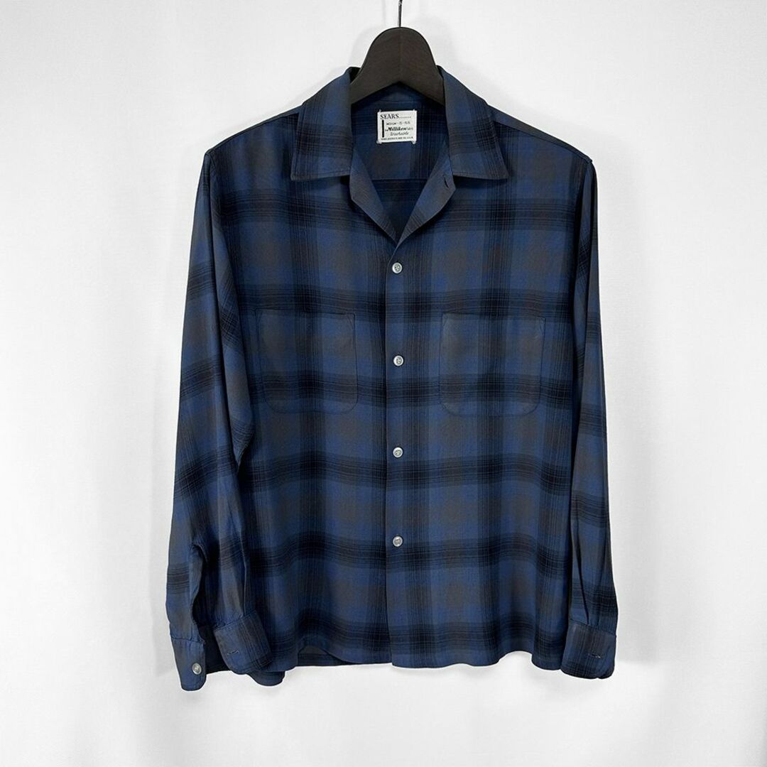 VINTAGE - 極上 美品◎50s 60s ビンテージ◎SEARS オンブレ レーヨン