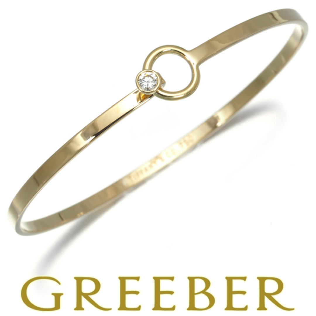 Tiffany&Co. ダイヤモンドフック&アイ バングル K18YG 楽天市場