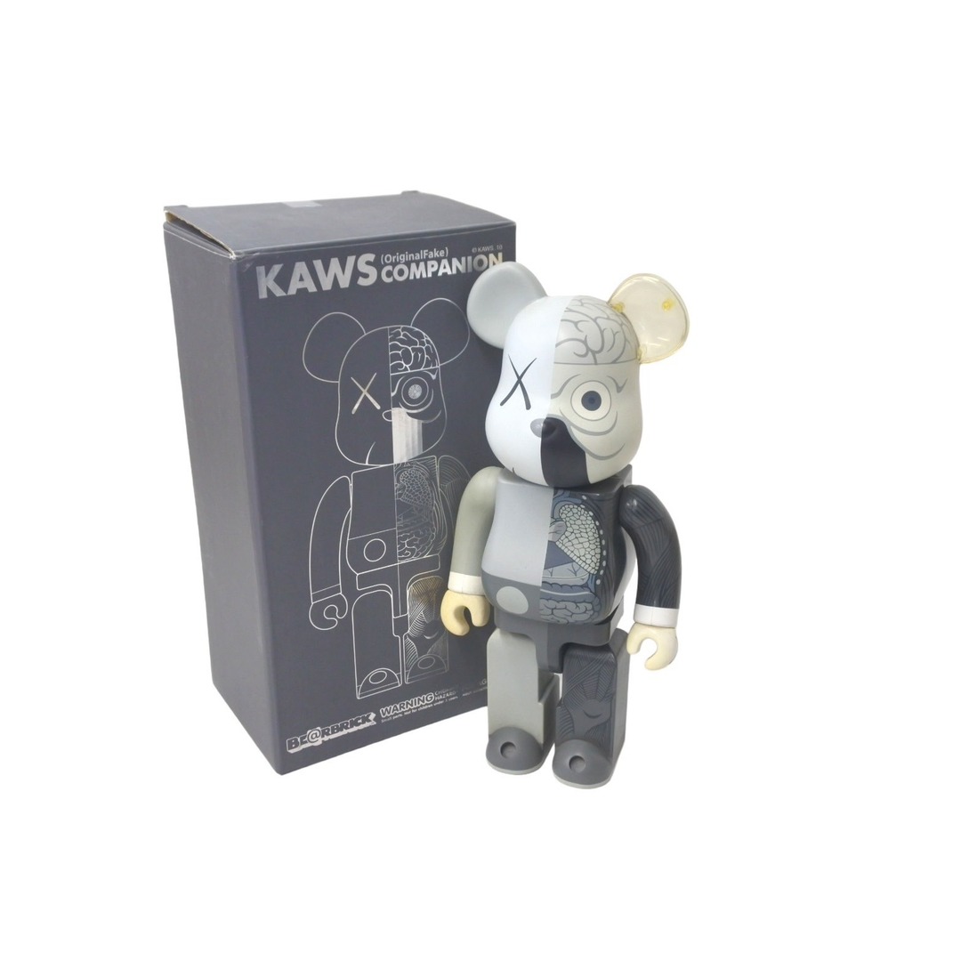 超激レア 本人サイン入り KAWS カウズ BE@RBRIK グレー COMPANION 人体