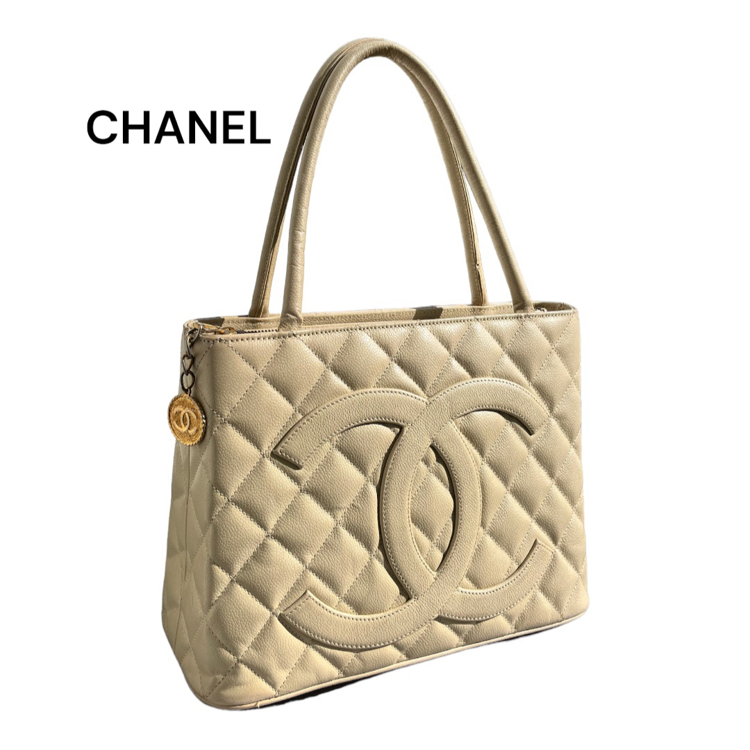 CHANEL - シャネル CHANEL 復刻トート マトラッセ キャビアスキン ココ