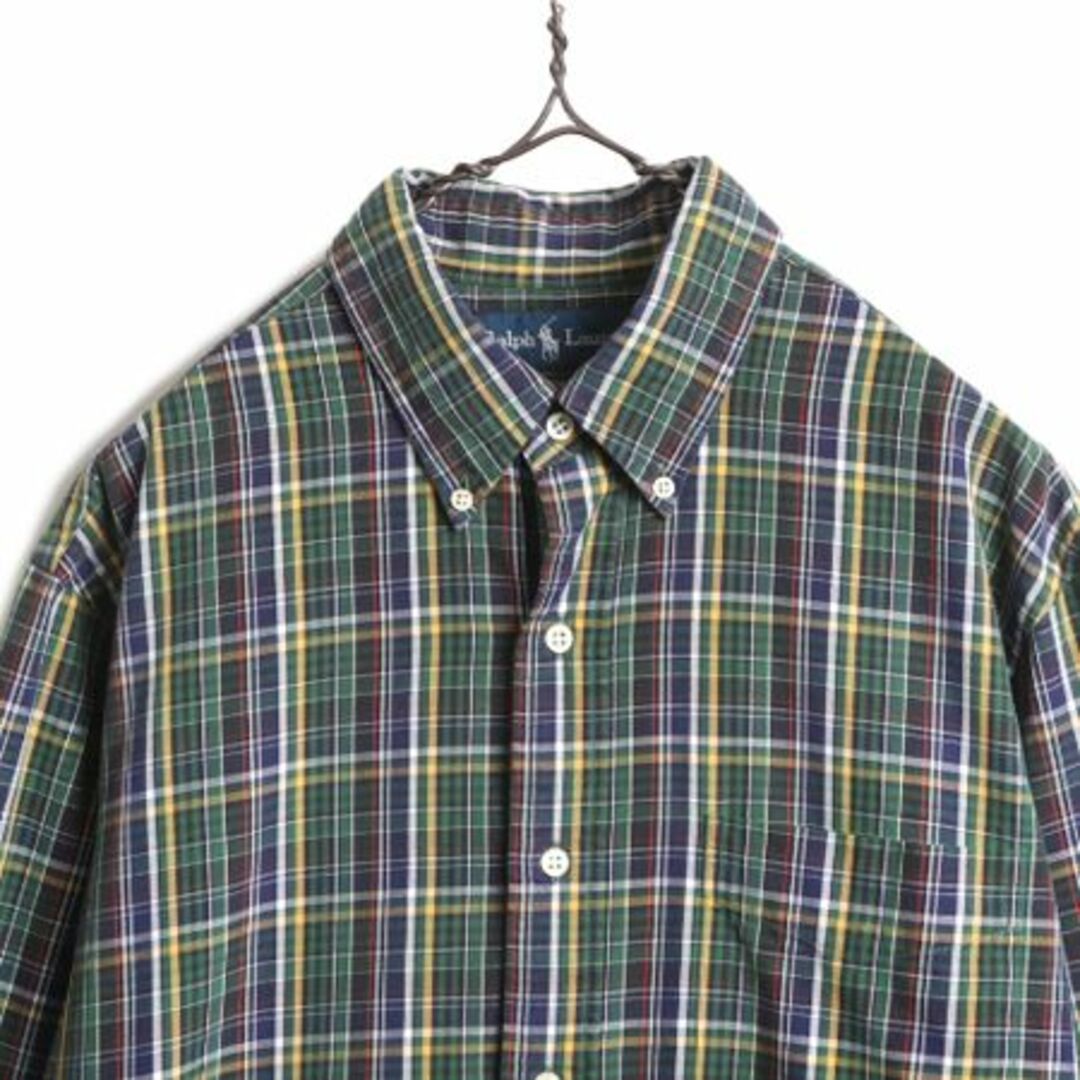 Ralph Lauren - 90s ラルフローレン チェック 長袖 ボタンダウン