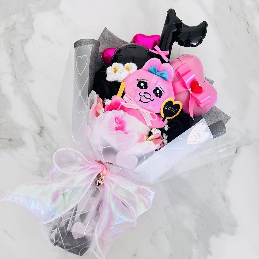 お菓子ブーケ バルーンブーケ ぬいぐるみブーケ おぱんちゅうさぎ 誕生