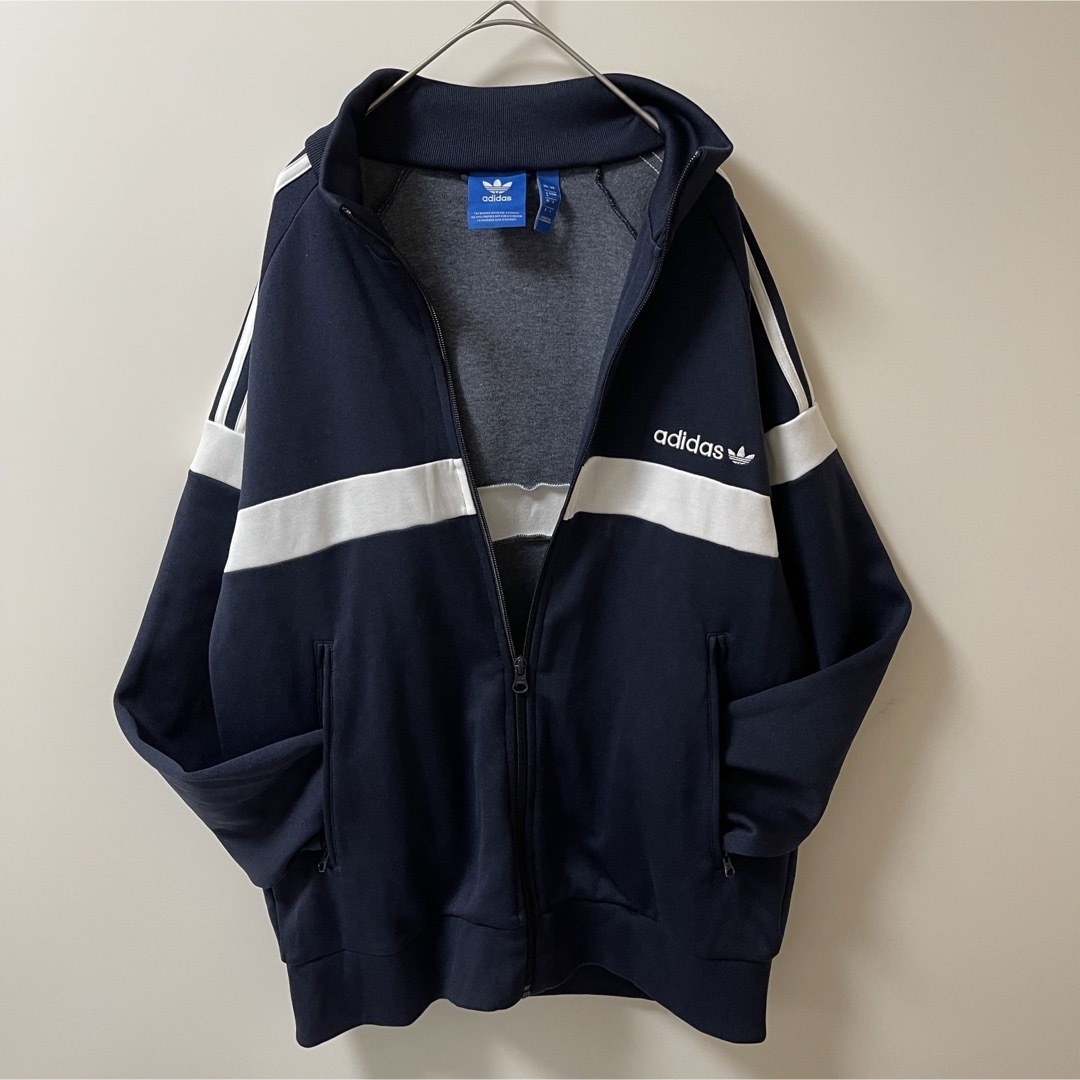 adidas - 美品80s復刻】アディダス刺繍トラックジャケット古着ジャージ