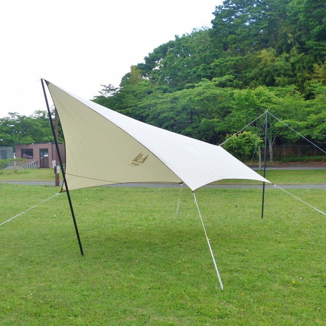 美品 オガワ OGAWA システム タープ ペンタ 4×4 T/C 日除け コットン