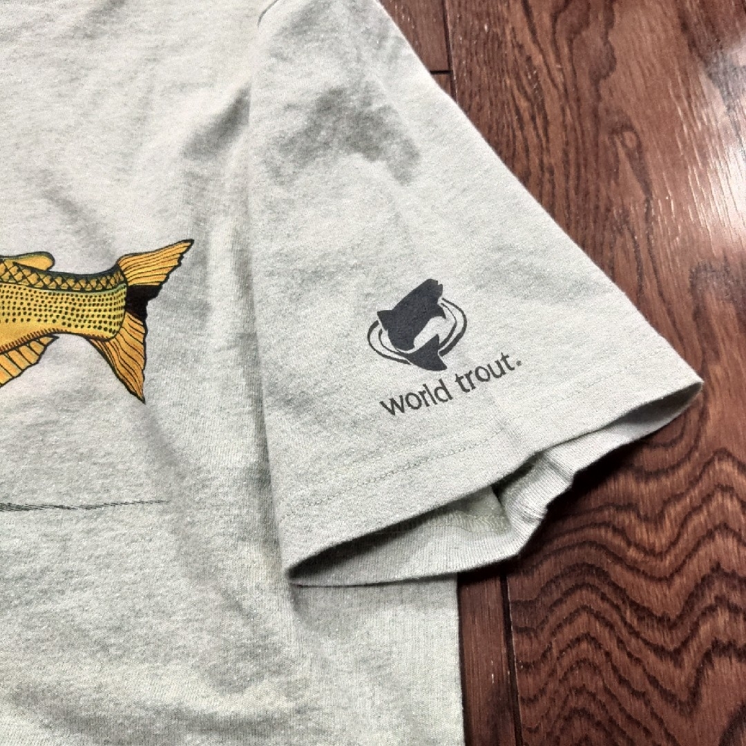 patagonia - patagonia world trout Tシャツ XS トラウト 魚の通販 by