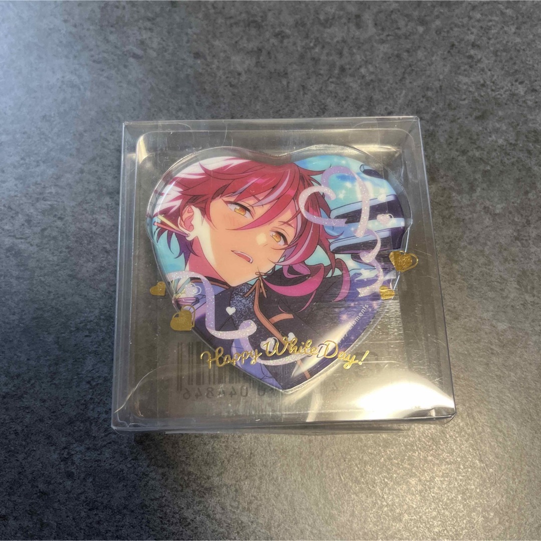 逆先夏目 ホワイトデー ハート缶バッジ 42点 あんスタ 逆先夏目 ハート