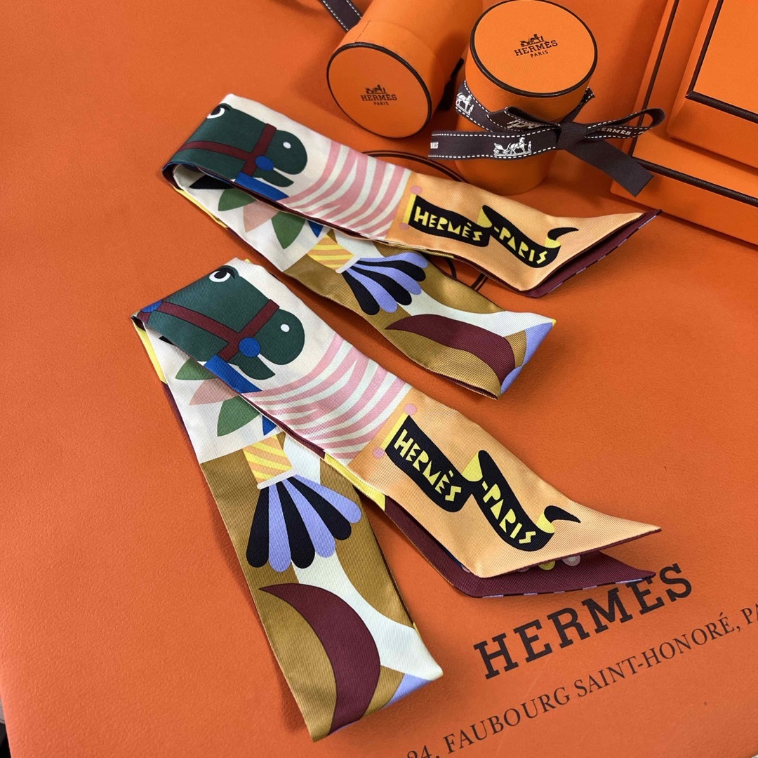 エルメス ツイリー2本セット セ・ラ・フェット ツイリー セ・ラ