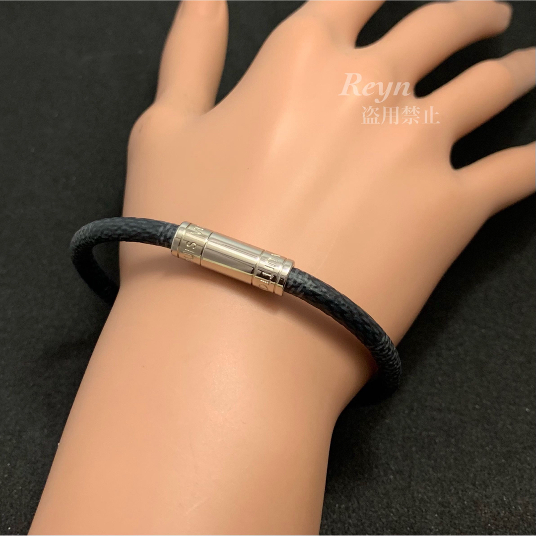 ルイヴィトンブレスレット ダミエグラフィット ブラスレ キープイット