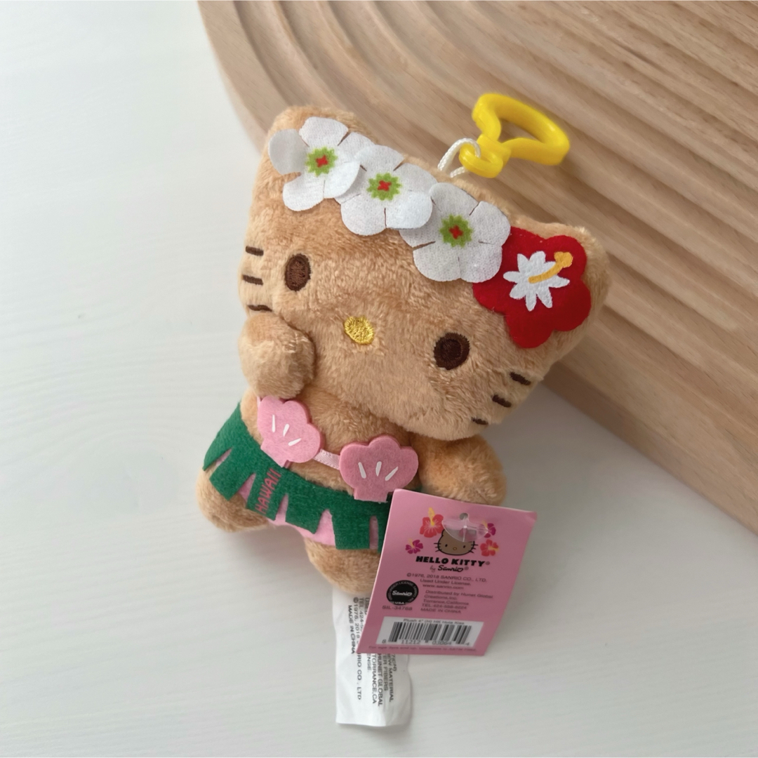 ご当地 日焼けキテイ ギターkitty 根付けストラップ グアムハワイ