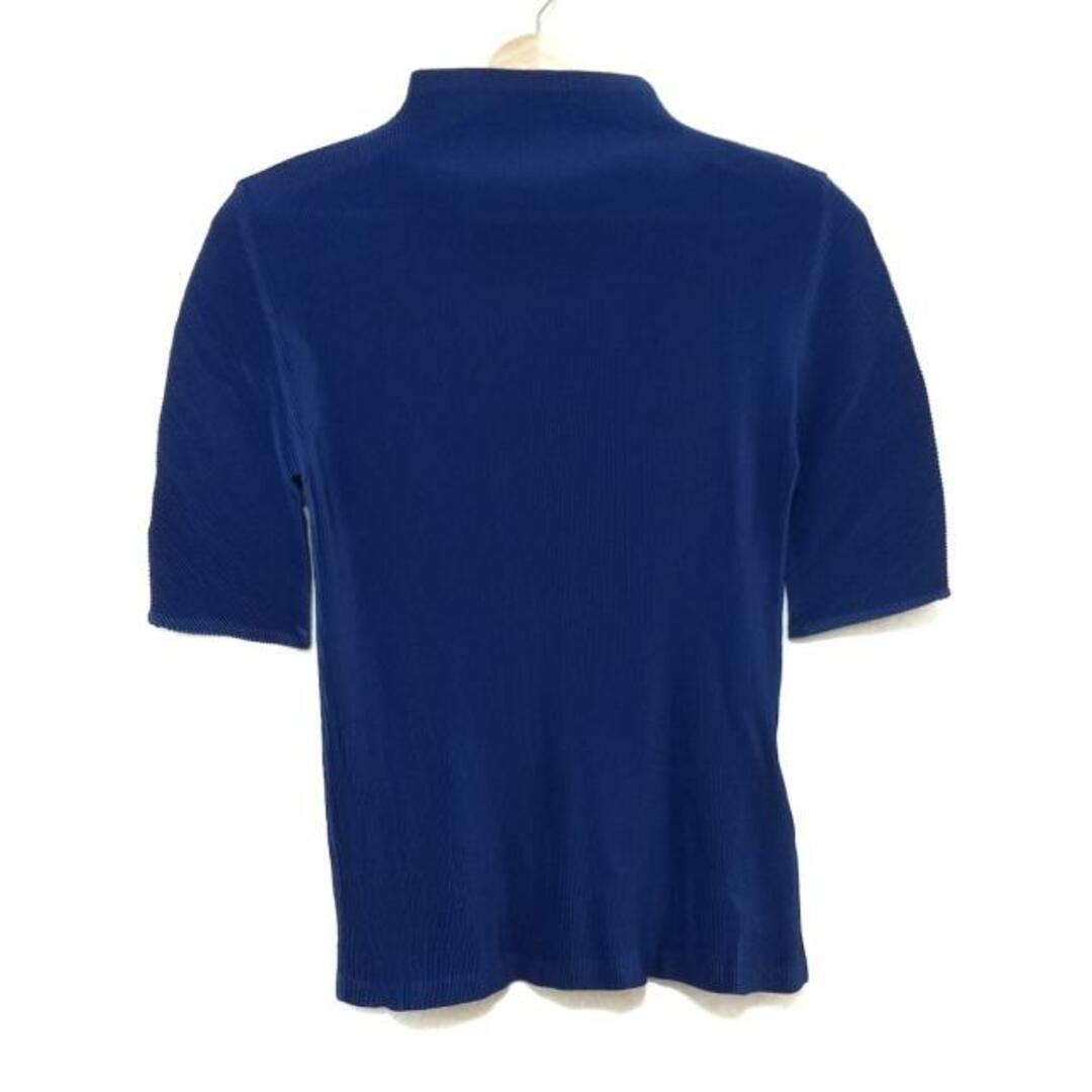 美品＊プリーツプリーズPLEATSPLEASEネイビー 半袖 カットソー