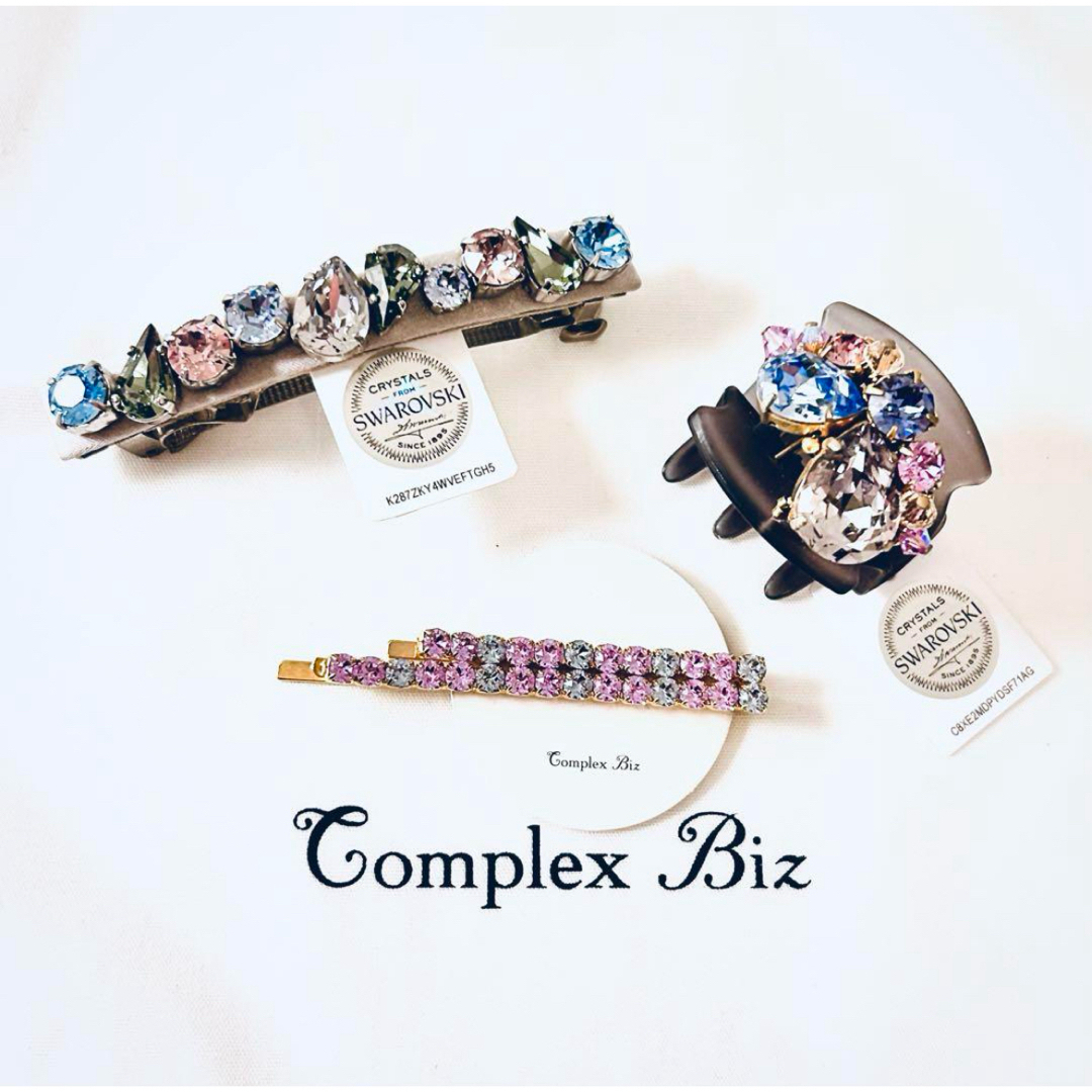 Complex Biz - 781【新品未使用】ヘアピン2本セット／ラインミニピン