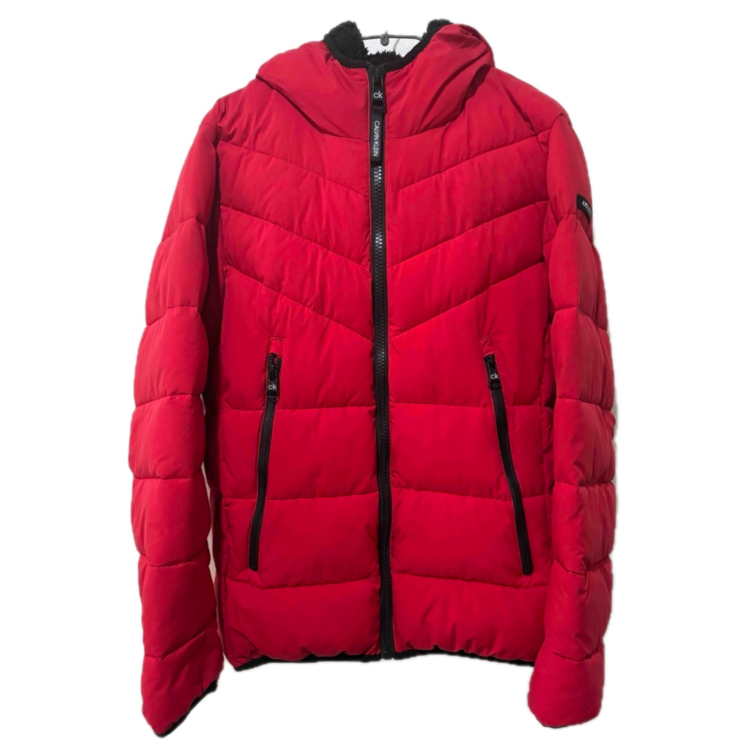 赤 ダウンジャケット メンズ フード付き 赤のダウンジャケットの