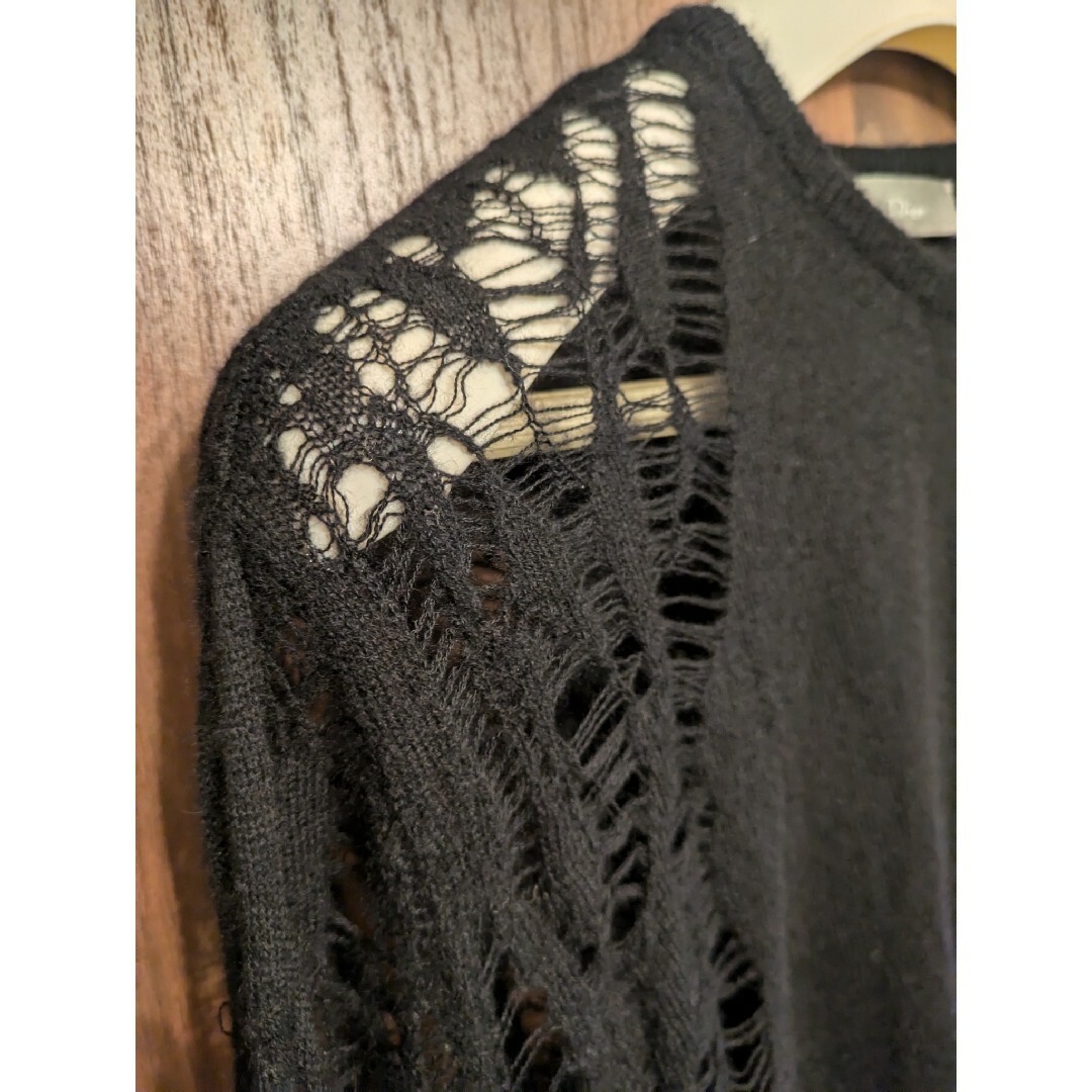 DIOR HOMME - エディ期 DIOR HOMME 透かし編み カシミヤ ニットの通販