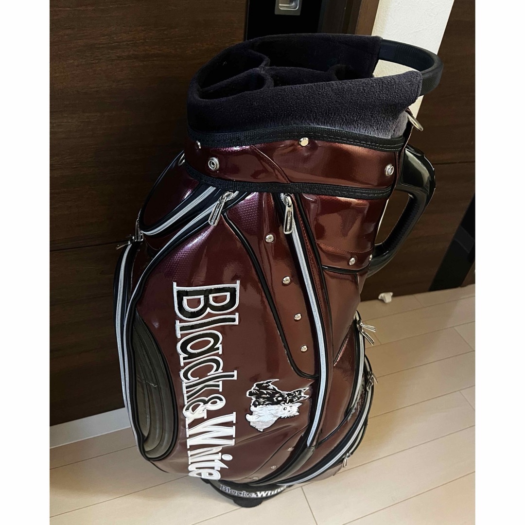 Black & White Sportswear - ゴルフ キャディバッグ ブラック