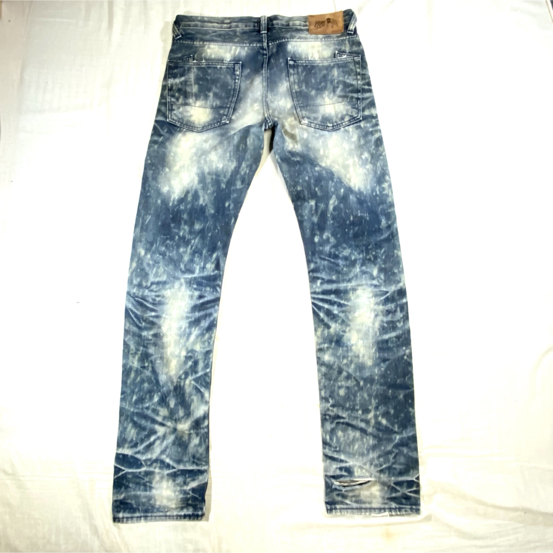 PRPS 紫製品 デニムパンツ W38 ダメージ ヴィンテージ 日本製 Prps