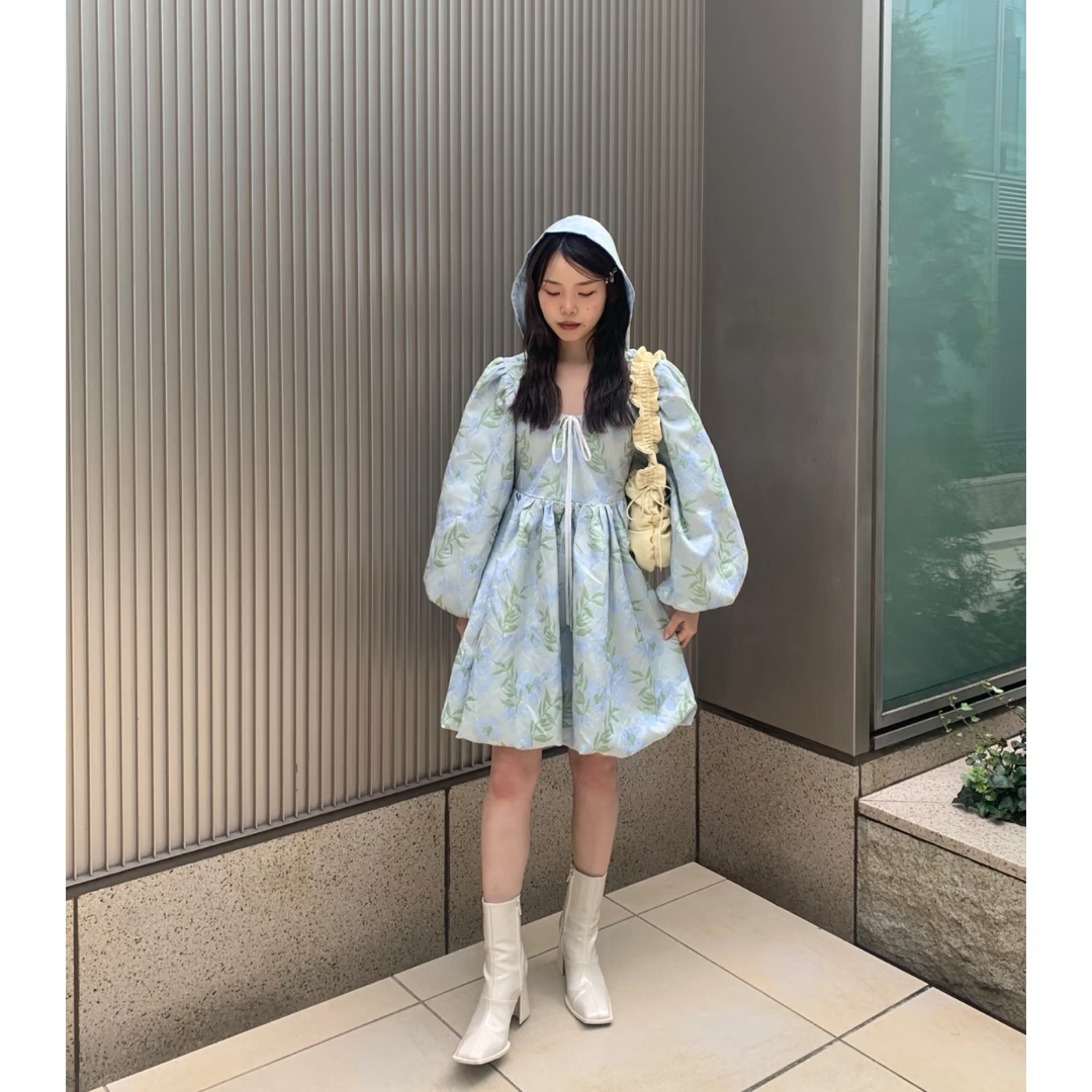 完売品】poppy sister jane リボン柄ワンピースあさぎーにょ