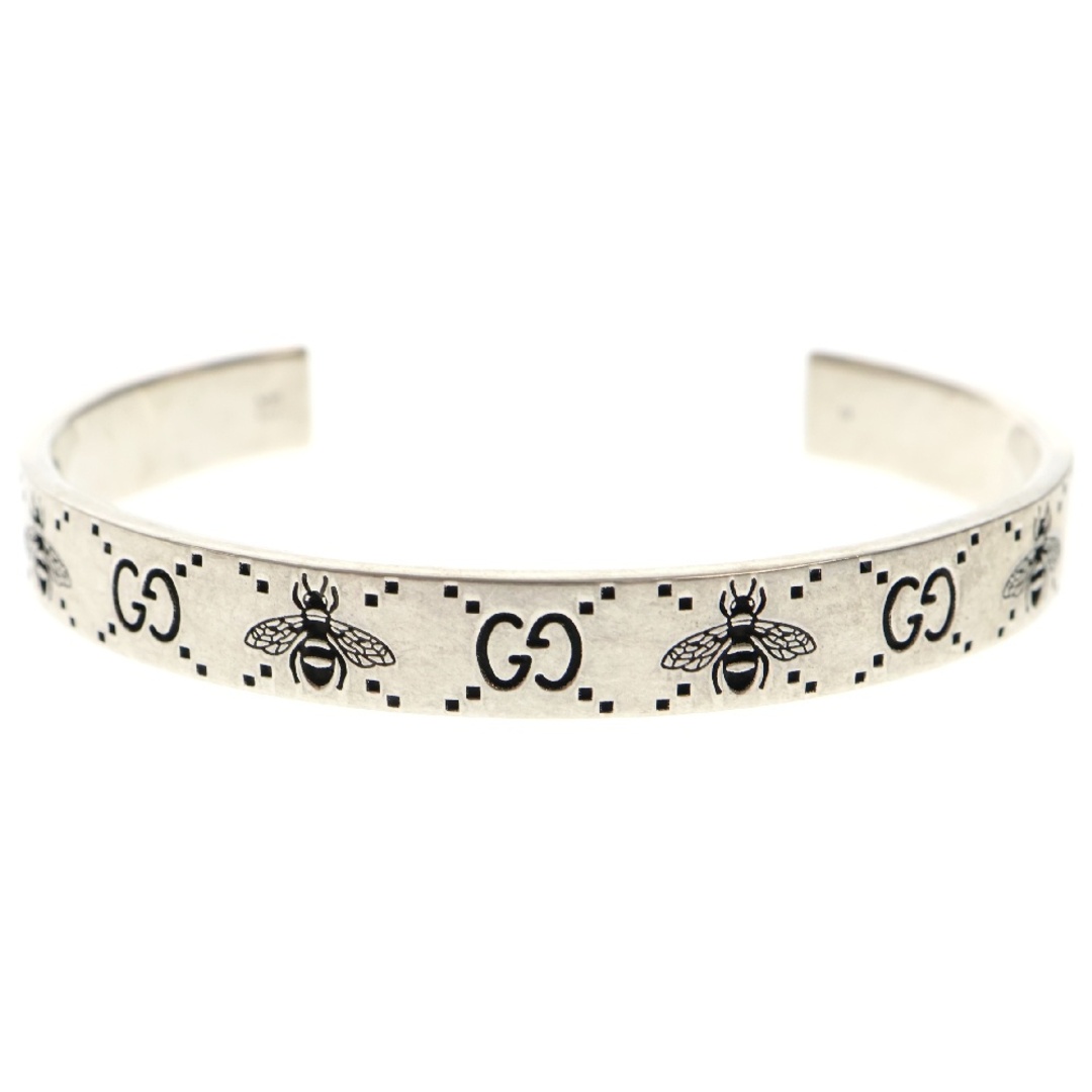 GUCCI - GUCCI グッチ GGロゴ 蜂 ビーデザイン バングル ブレスレット