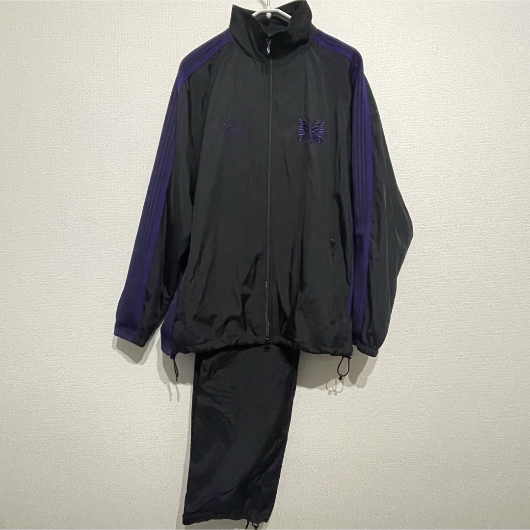 Needles - ニードルス ビームス別注 ナイロントラックスーツ L 黒紫