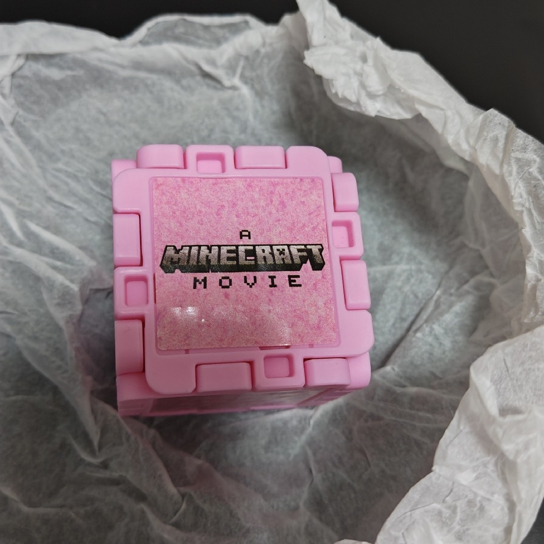 Minecraft マック おもちゃ ピンクのウールブロックとピンクのシツジ