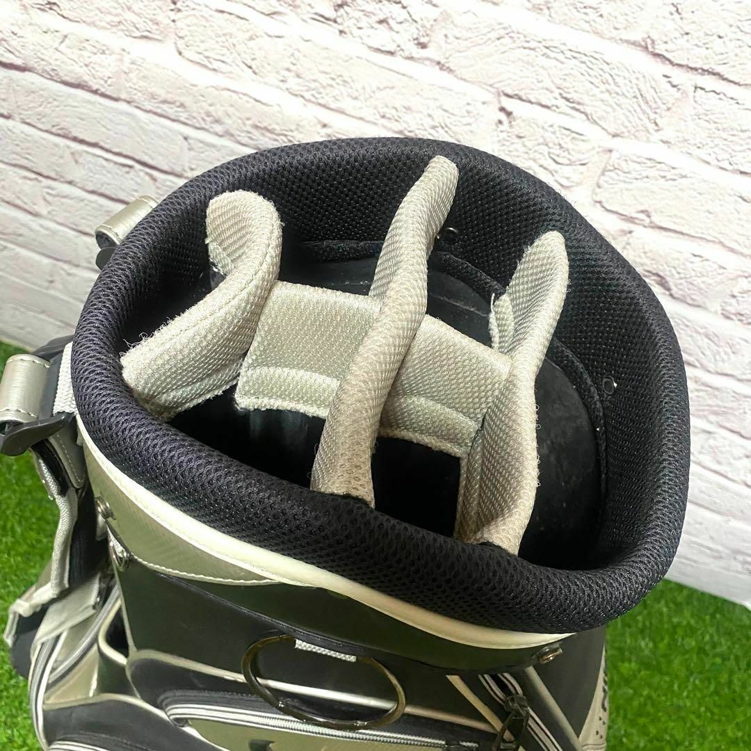 NIKE - NIKE ナイキ キャディバッグ ブラック シルバー ゴルフ メンズ