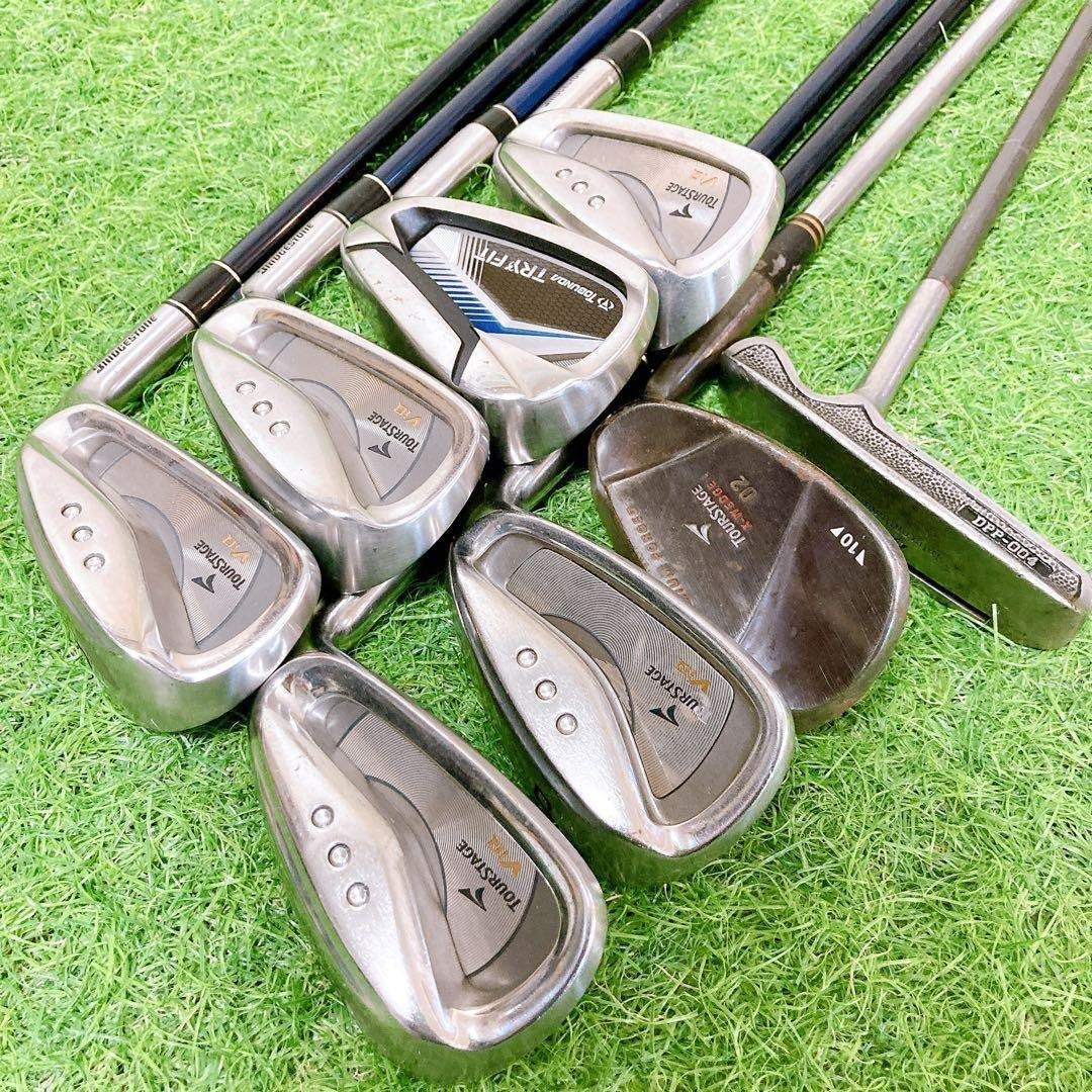 H4.ツアーステージ 初心者オススメ ゴルフクラブ メンズ 右利き 12本