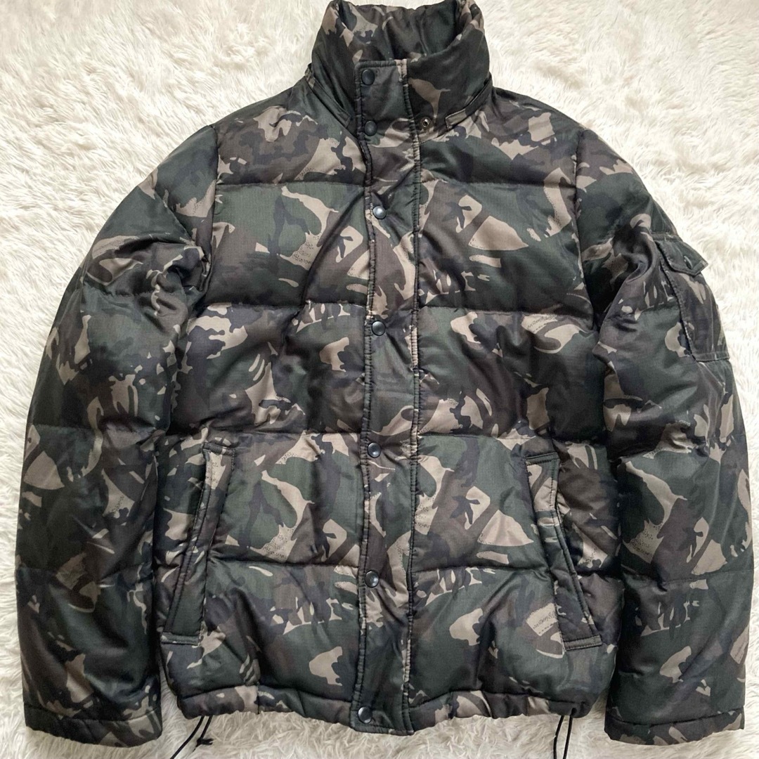 UNIQLO - ✨迷彩✨OLD UNIQLO ダウン ARCHIVE 短丈 00s カモフラ Mの