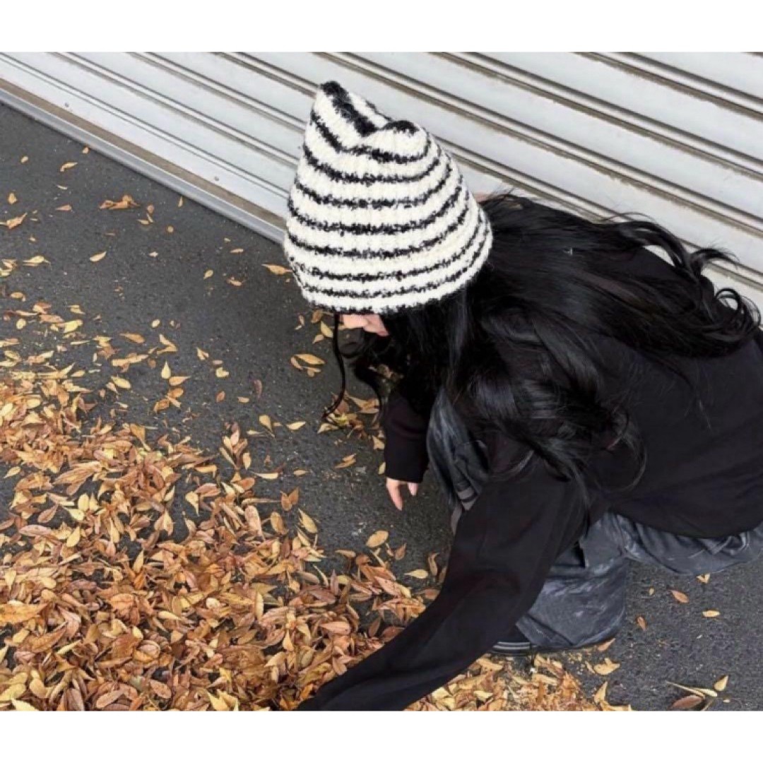 aespa - 韓国限定 MLB カリナ 猫耳 ミャオン ビーニー ニット帽 aespa