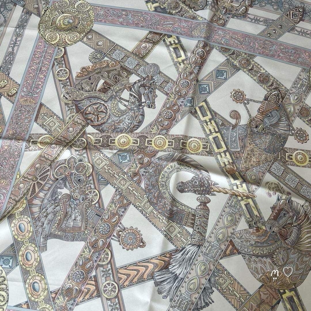 HERMESエルメス カレ90 ユニコーンの夢想 シルクスカーフ 希少レア