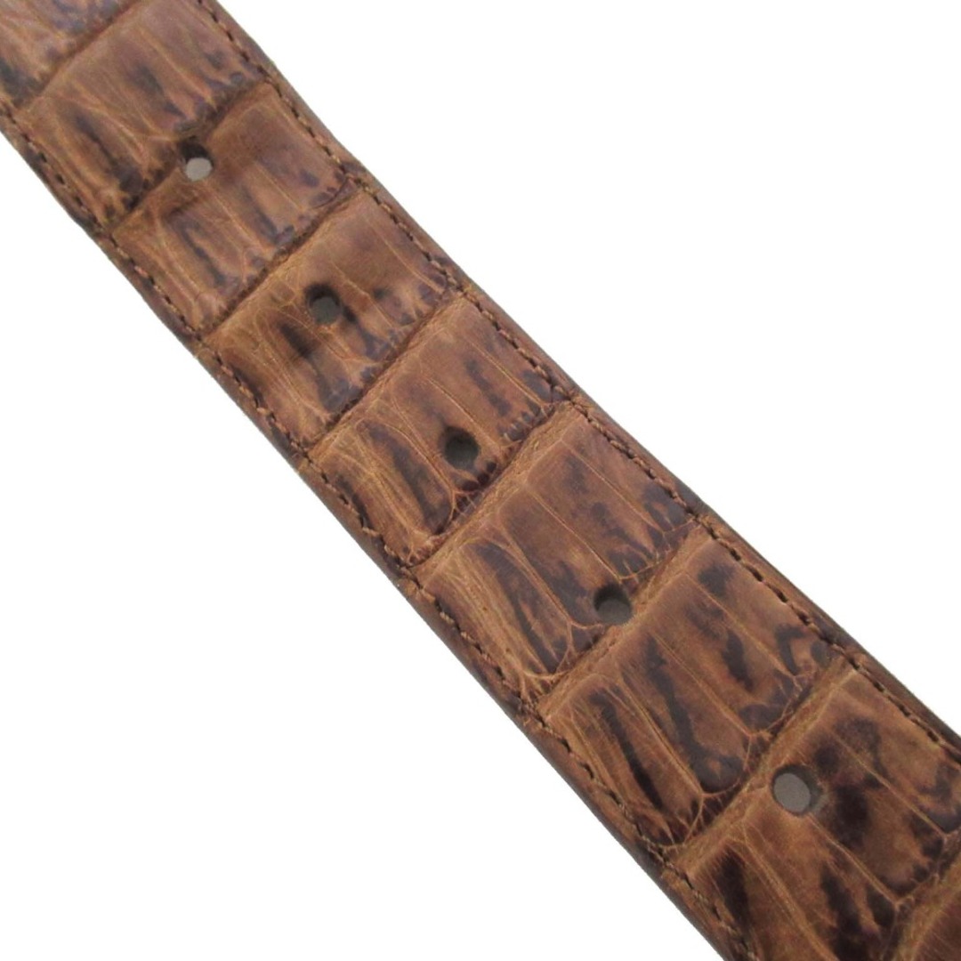 Brioni - 美品 Brioni ブリオーニ クロコダイル レザー ベルト 100