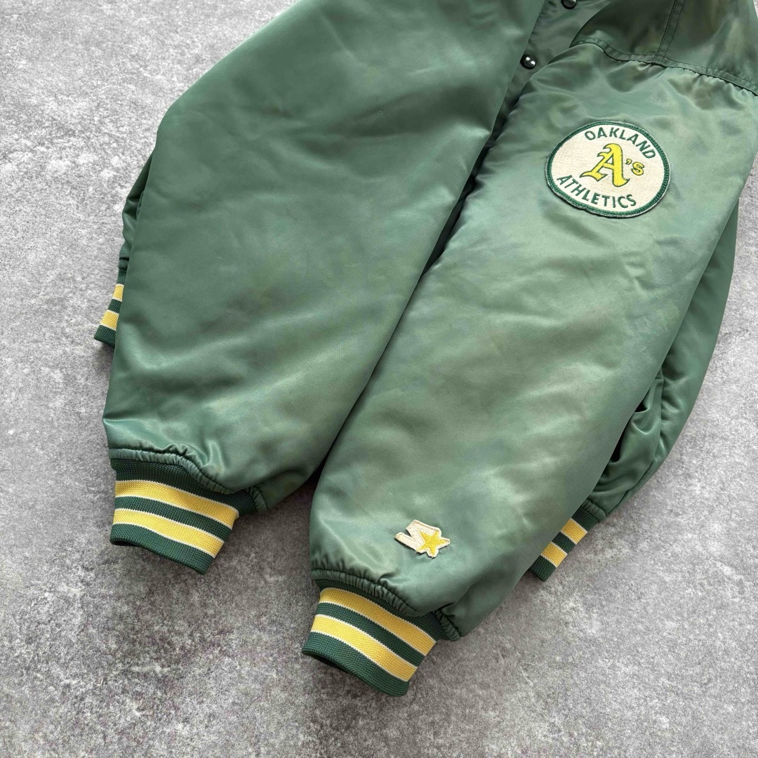 STARTER】 OAKLAND ATHLETICS スタジャン ワッペン刺繍