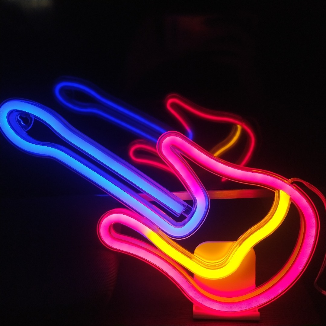 ☆超美品＊】ギター ＊ネオンサイン ＊ネオンライト