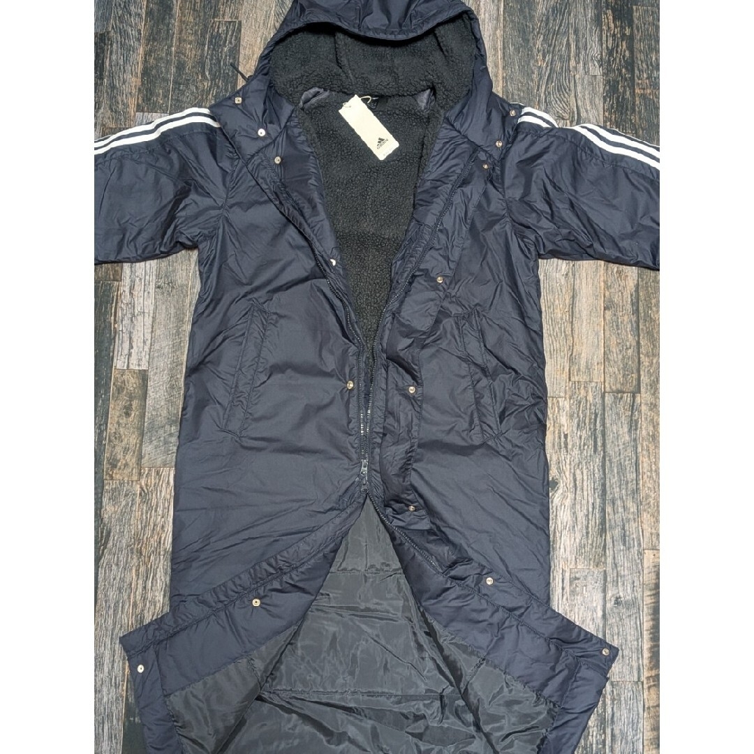 adidas - M アディダス 中綿 裏ボア ベンチコート ロング ジャケット