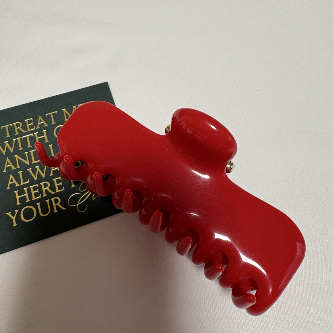 Undo Hairware】 No. 4 Claw クリップ イタリア製ロッソ