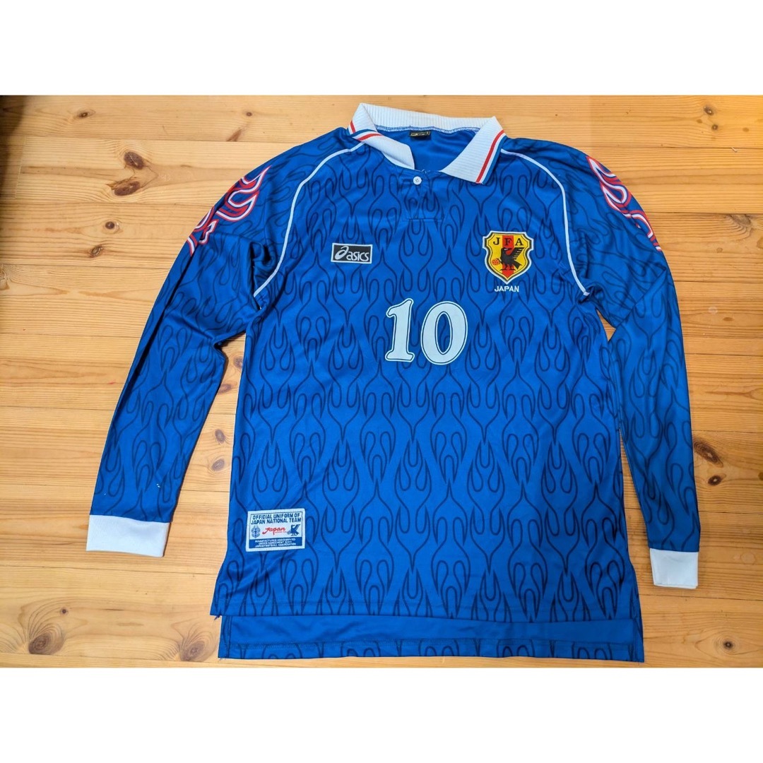 超希少1998年フランスW杯 日本代表 正規ユニフォーム 長袖 NAKAMURA