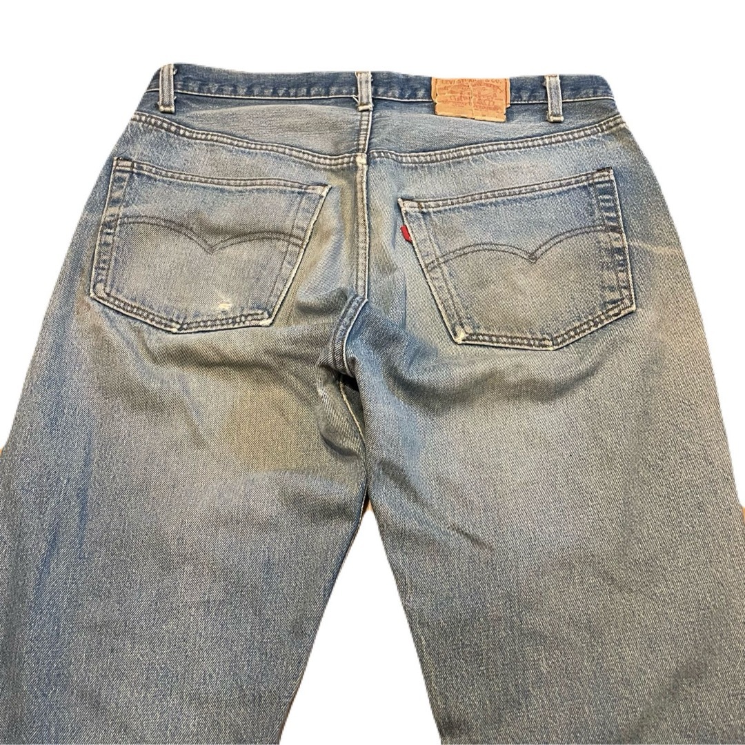 80s Levi´s 501 デニム ハチマル前期 ダメージ グランジ USA