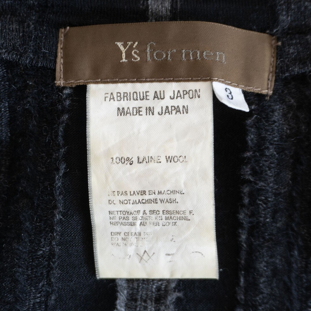 Yohji Yamamoto - 【アーカイブ】Y's for men【デザイン ジップアップ