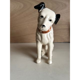 ニッパー犬 陶器製 大きい 当時置物 ニッパー犬 陶器製 大きい 当時