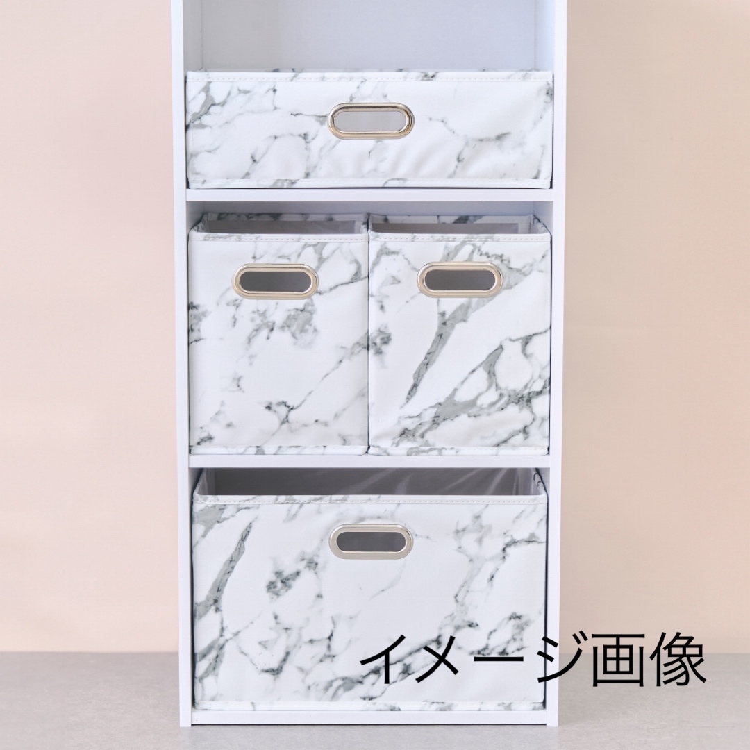 DAISO - THREEPPY スリーピー 4点 折畳み収納 大理石柄 新品未開封の