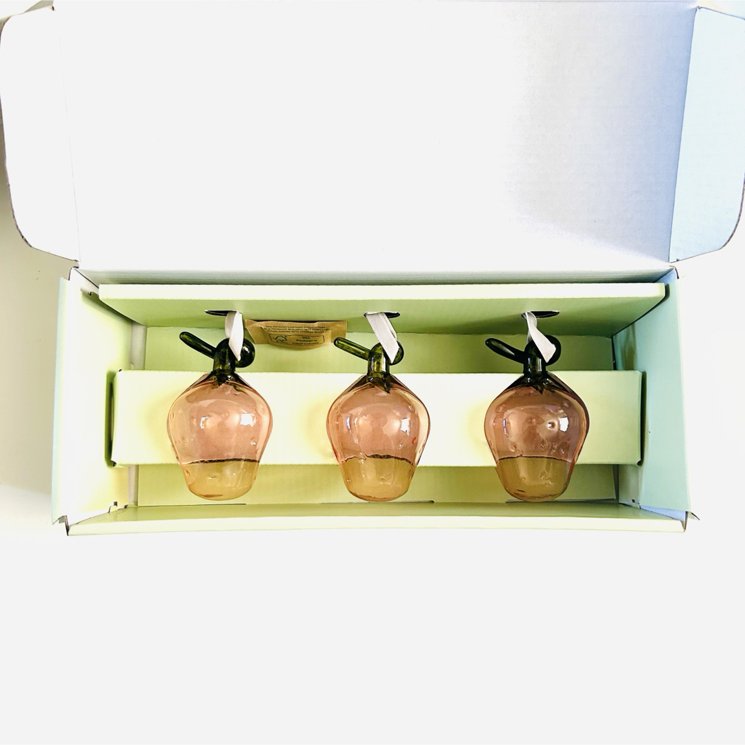 iittala - 新品 iittala イッタラ ガラス オーナメント ストロベリー