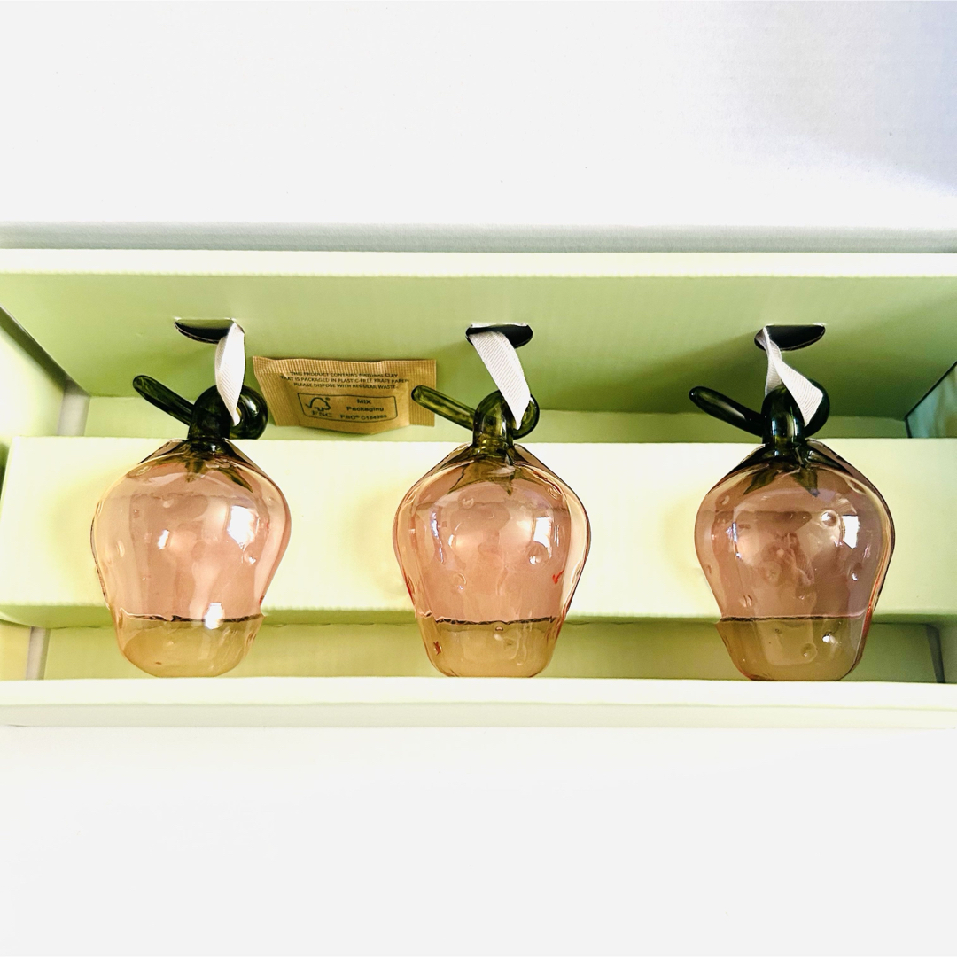 iittala - 新品 iittala イッタラ ガラス オーナメント ストロベリー
