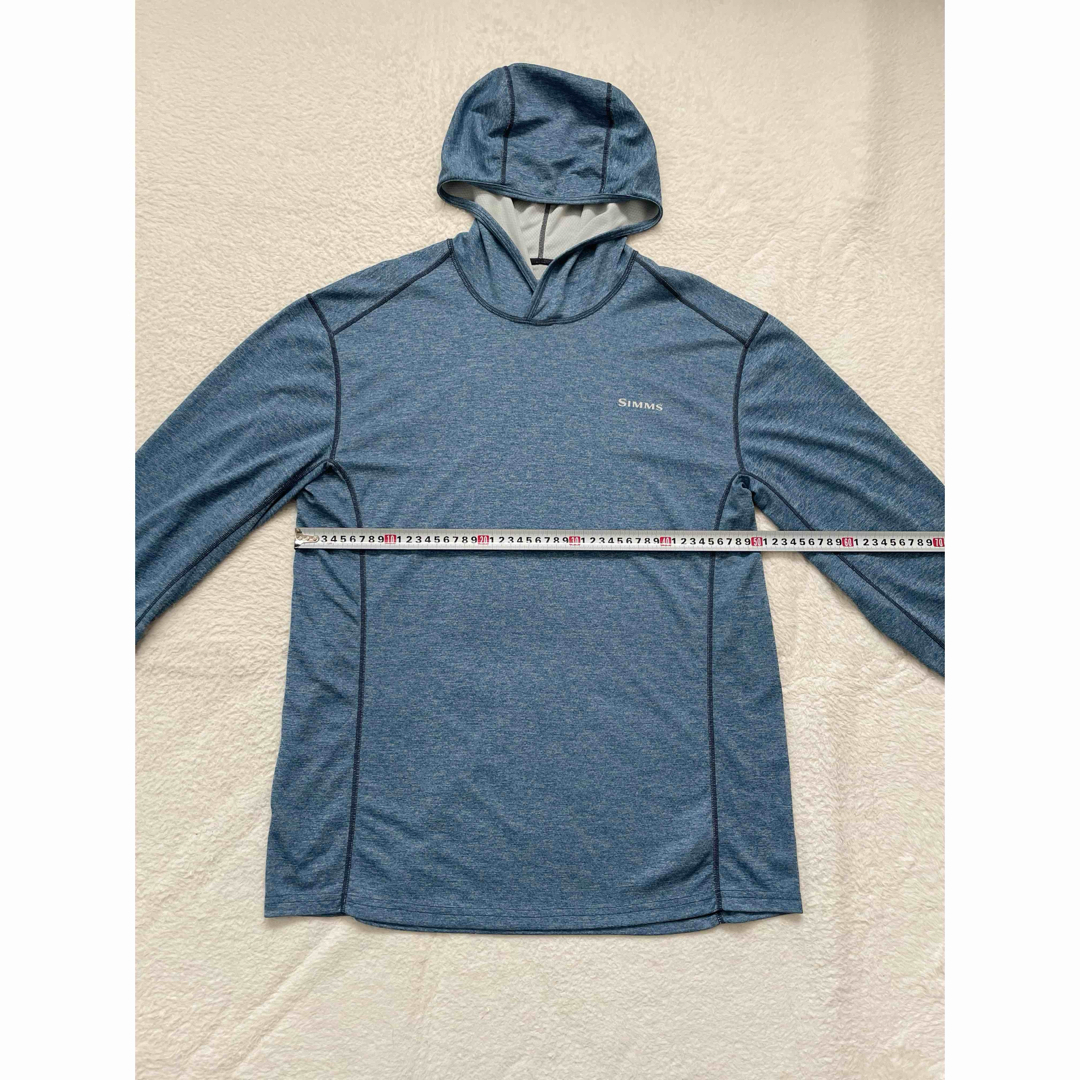 シムス SIMMS フード付ロングスリーブ 長袖パーカー カットソー Mサイズ