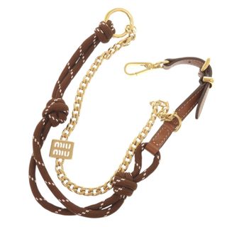 MIU MIU - 新品 定価以下 miumiu ミュウミュウ レザー マイクロバッグ