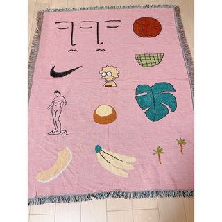 ①無印良品 インドオーガニックコットンワッフル多用布 ベージュ220