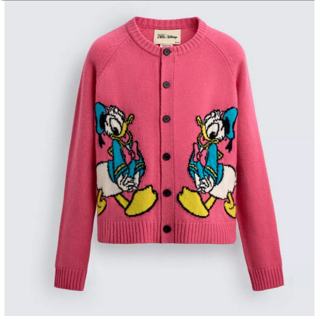 ZARA - ZARA x Disney ドナルドダック カーディガン Mサイズの通販 by