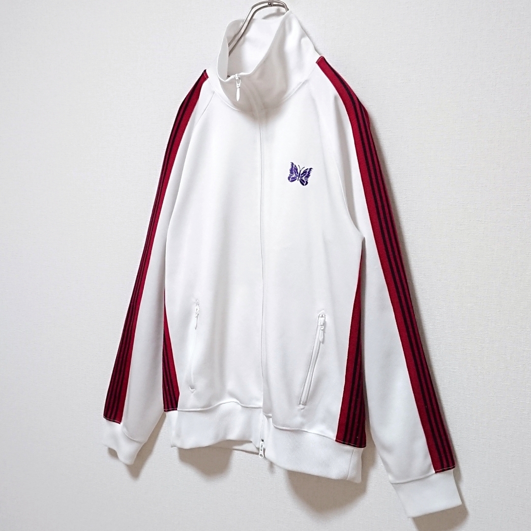 Needles - 希少 ニードルス バタフライ 刺繍 ロゴ ライン トラック